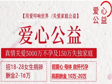 唐县捐卵助孕生子 爱心志愿者招募
